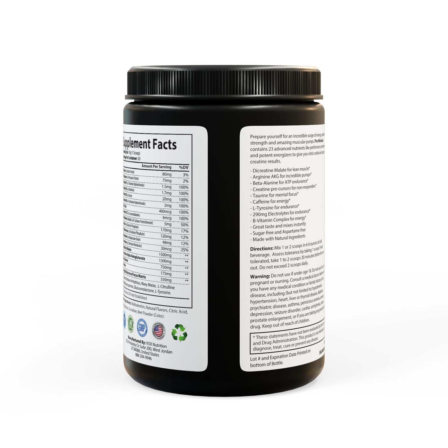 Watermelon Pre-Workout Supplement