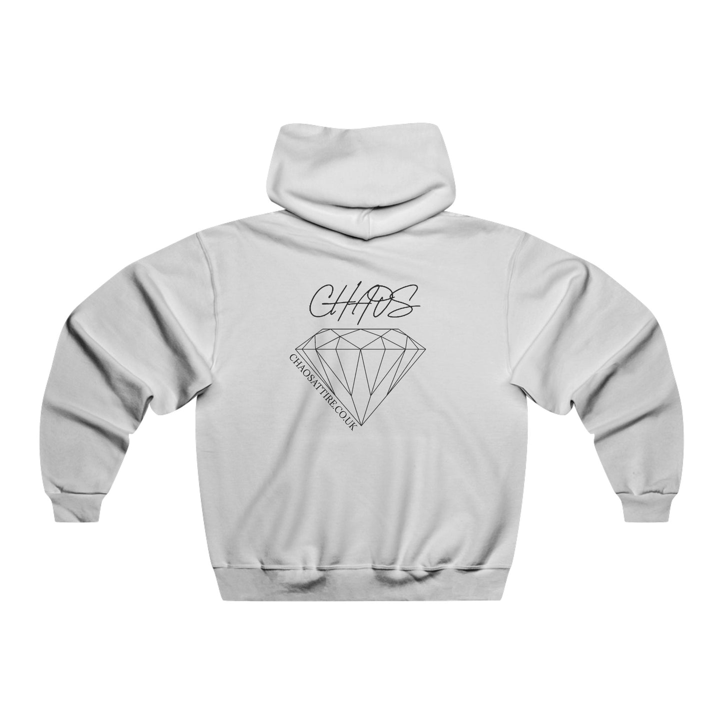 Chaos Diamond White Hoodie