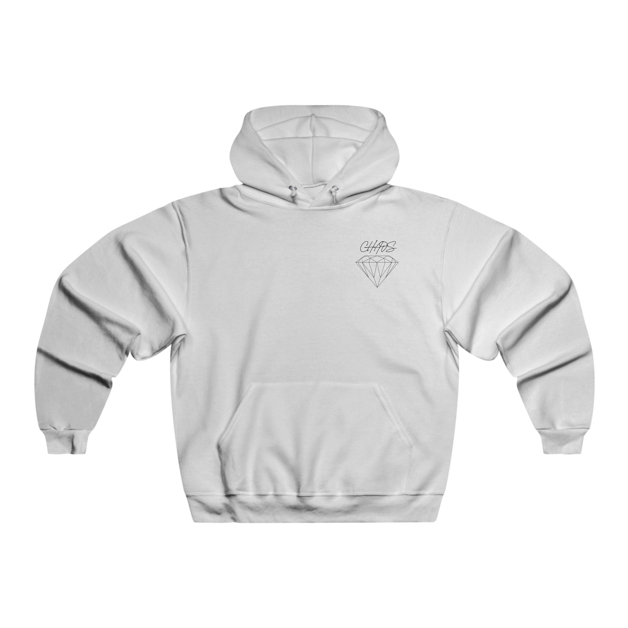 Chaos Diamond White Hoodie