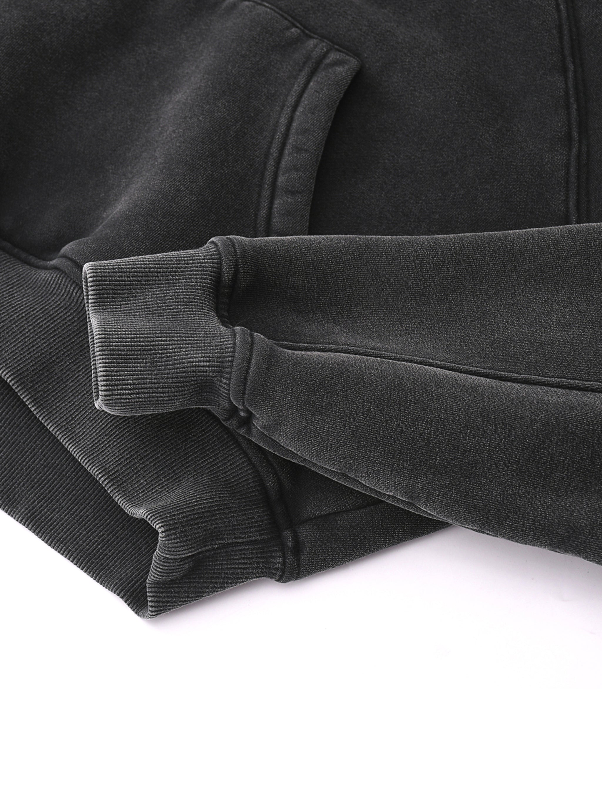 Cropped Zip-Through Hoodie