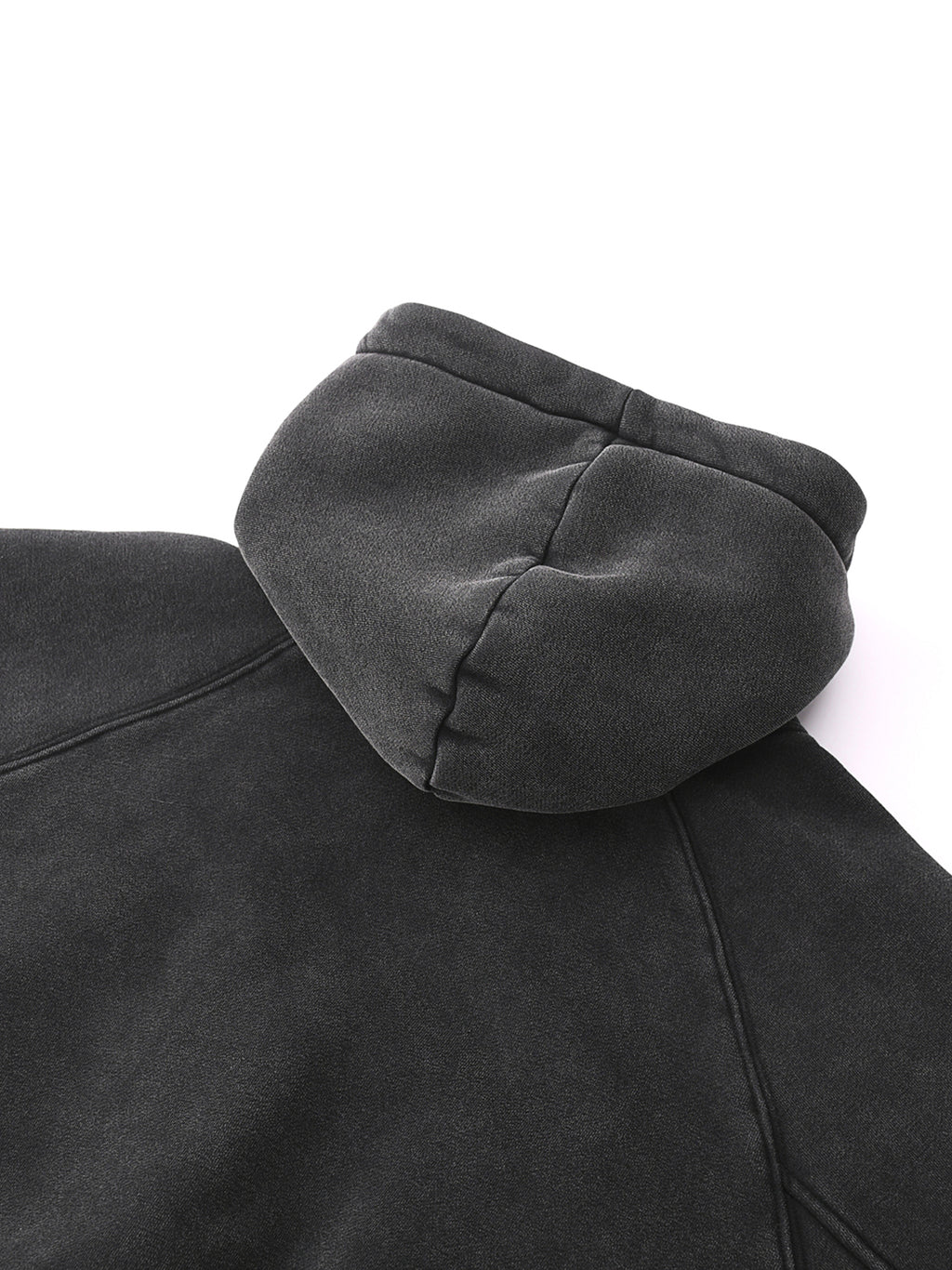 Cropped Zip-Through Hoodie