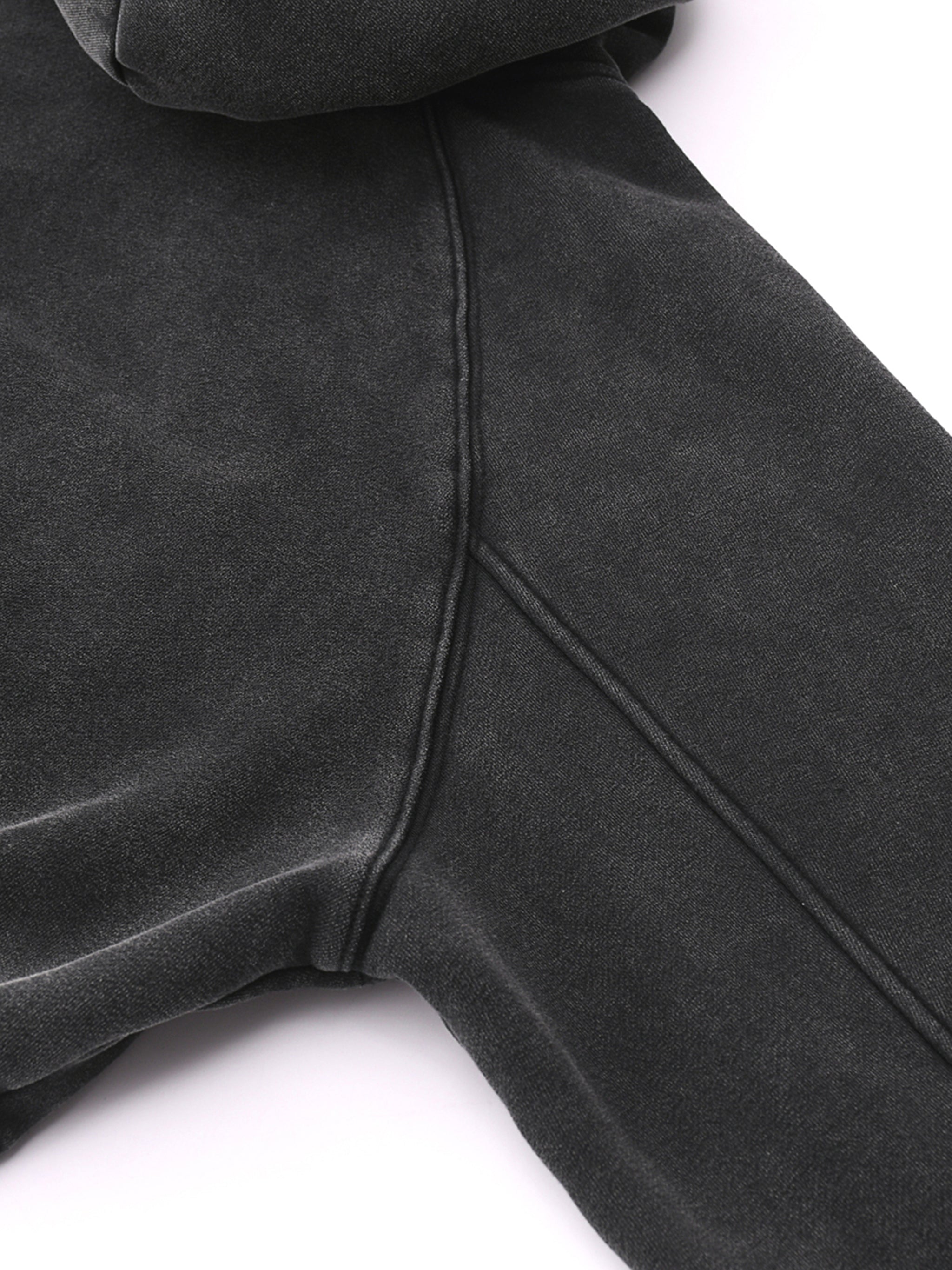 Cropped Zip-Through Hoodie