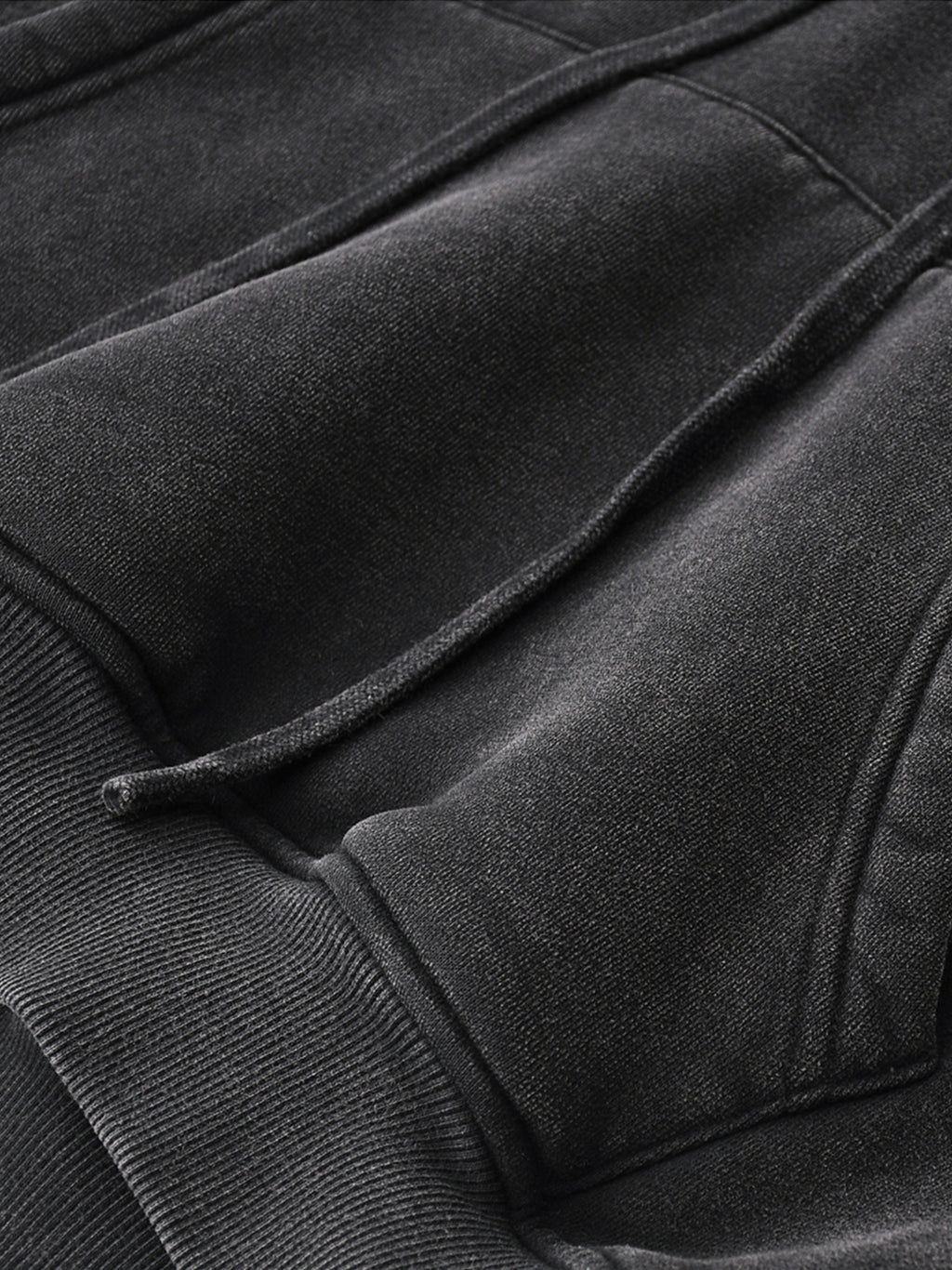 Cropped Zip-Through Hoodie