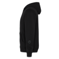 Unisex Zip Diamond Chaos Hoodie - black