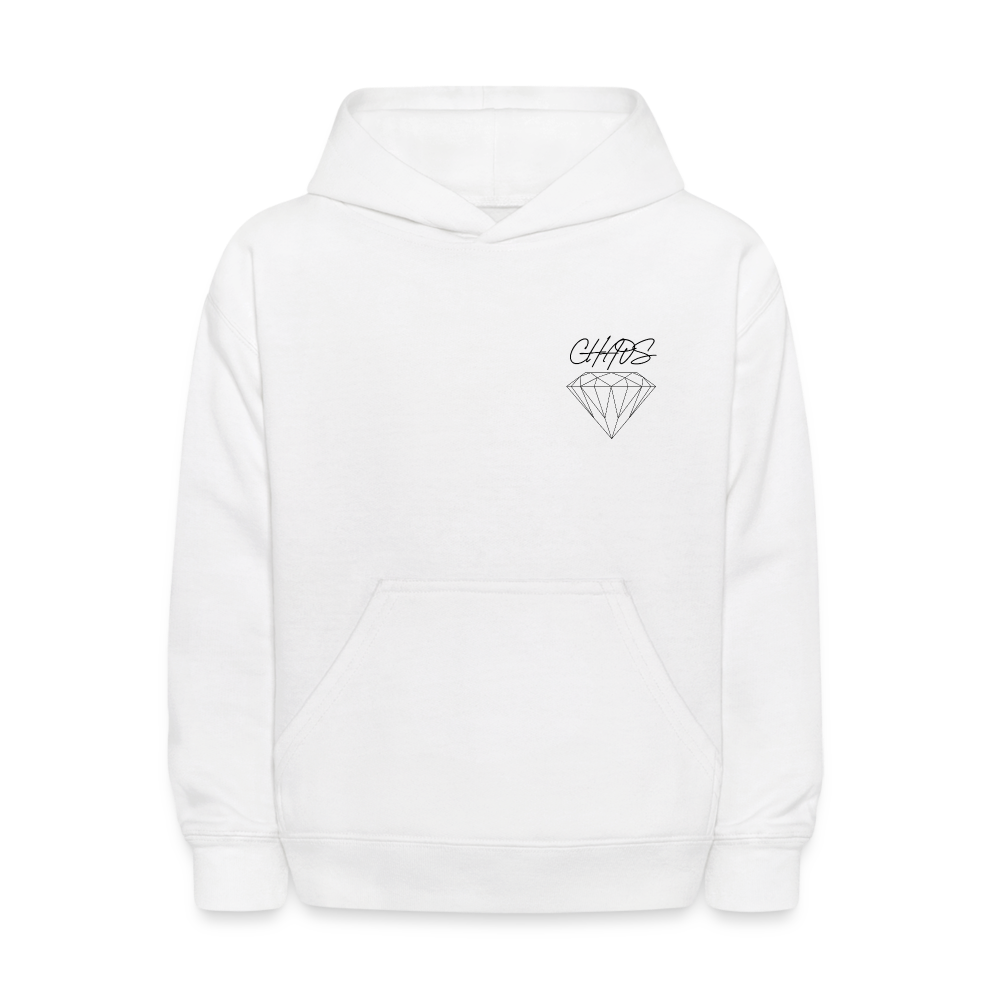 Kids' Diamond Chaos Hoodie - white