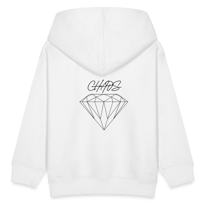 Kids' Diamond Chaos Hoodie - white