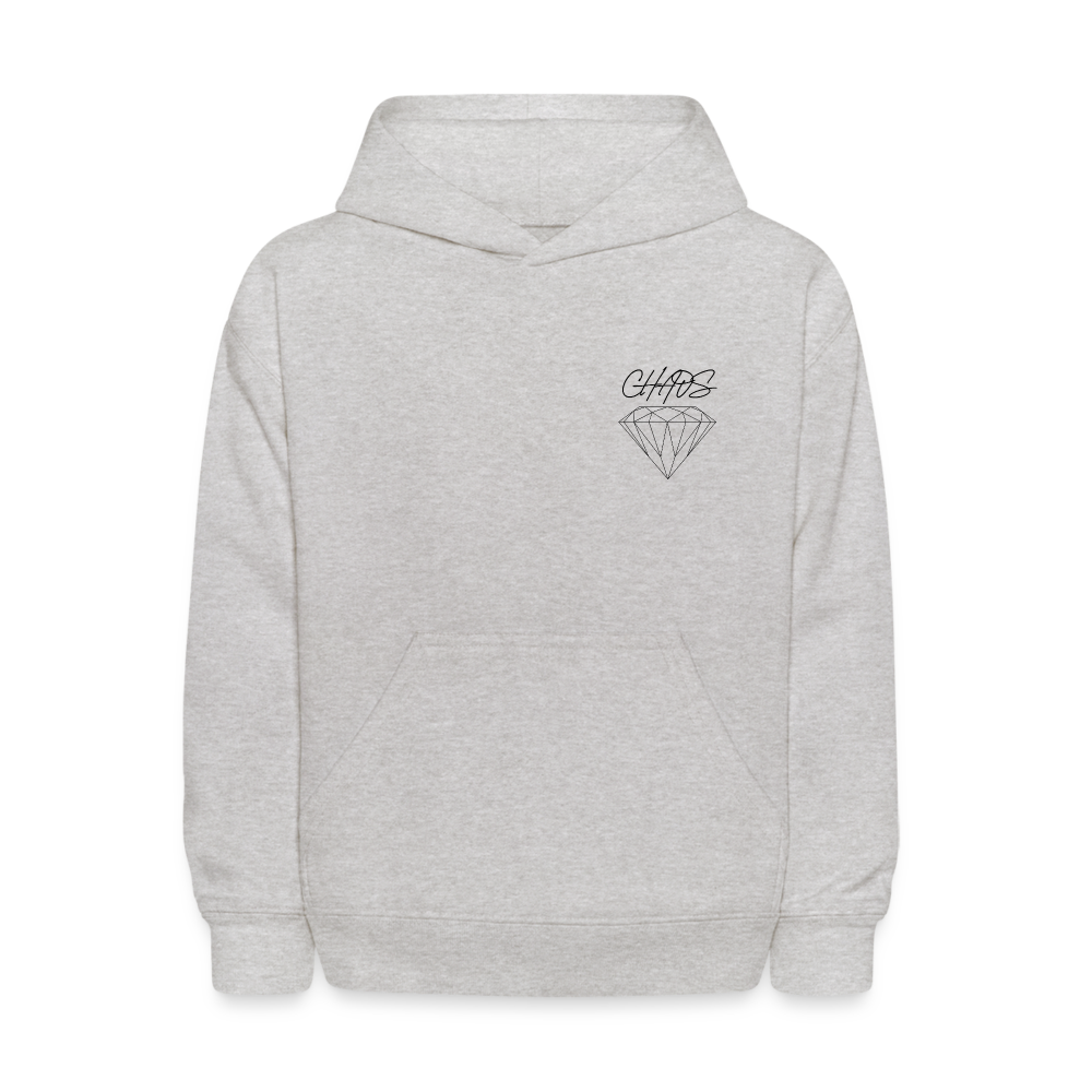 Kids' Diamond Chaos Hoodie - heather gray