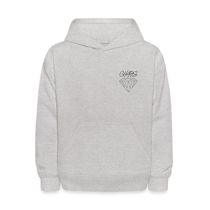 Kids' Diamond Chaos Hoodie - heather gray