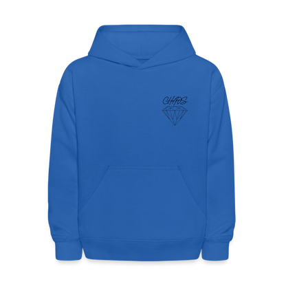 Kids' Diamond Chaos Hoodie - royal blue