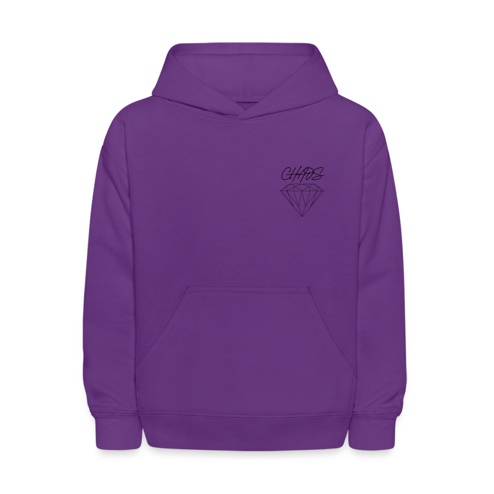 Kids' Diamond Chaos Hoodie - purple