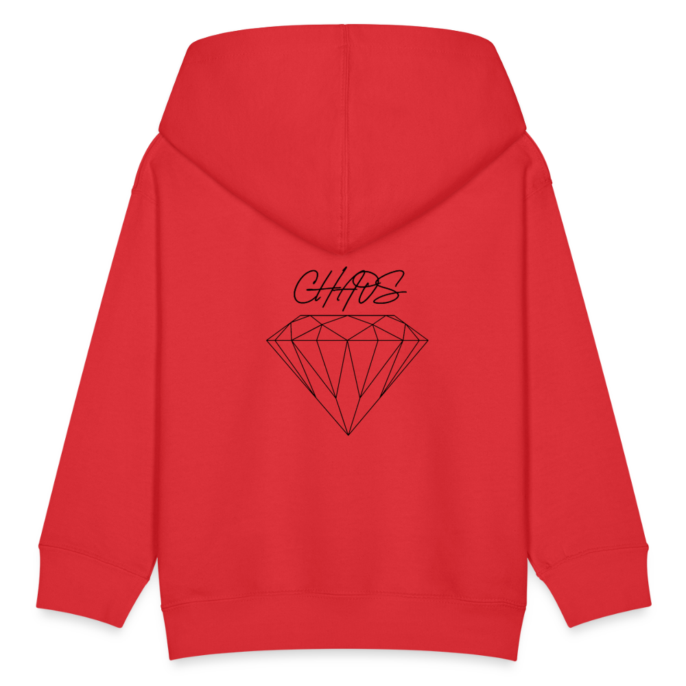 Kids' Diamond Chaos Hoodie - red