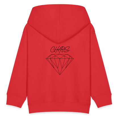 Kids' Diamond Chaos Hoodie - red