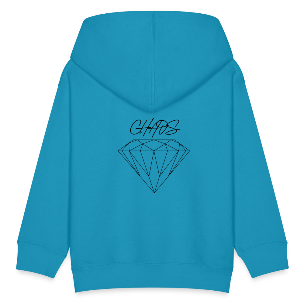 Kids' Diamond Chaos Hoodie - turquoise