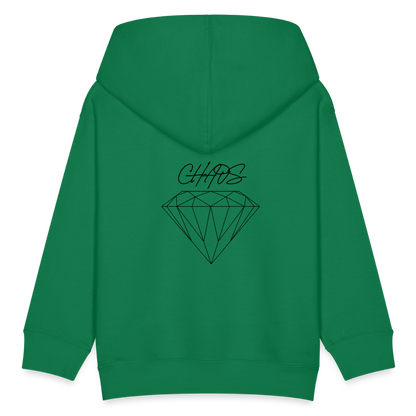 Kids' Diamond Chaos Hoodie - kelly green