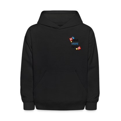 Kids' Stitch & Angel Hoodie - black