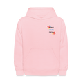 Kids' Stitch & Angel Hoodie - pink