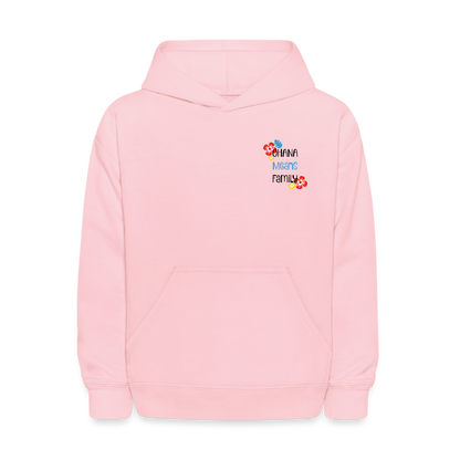 Kids' Stitch & Angel Hoodie - pink