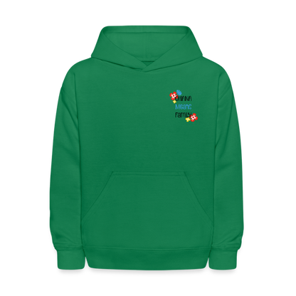 Kids' Stitch & Angel Hoodie - kelly green